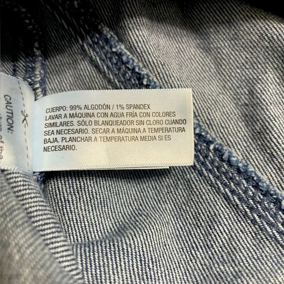 UNIVERSAL THREAD sleeveless tailored denim jumpsuit 16 NWOT - Picture 7 of 9